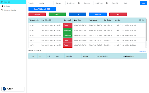 akaBiz Zalo  from Chrome web store to be run with OffiDocs Chromium online