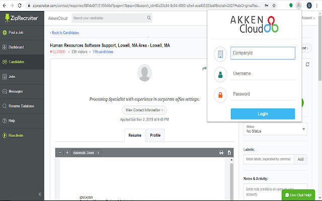 AkkenCloud CaptureME  from Chrome web store to be run with OffiDocs Chromium online