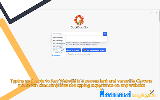 Aksharakuppy MagicPlus  from Chrome web store to be run with OffiDocs Chromium online
