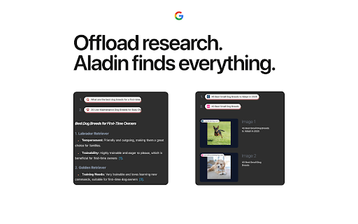 Aladin  from Chrome web store to be run with OffiDocs Chromium online