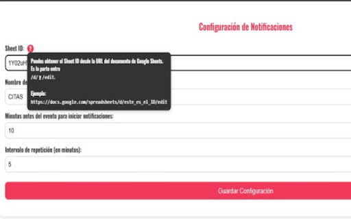 Alerta de Atenciones Médicas  from Chrome web store to be run with OffiDocs Chromium online