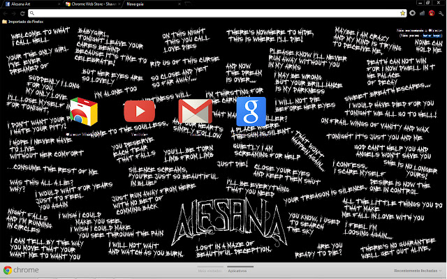 Alesana Theme 2 מחנות האינטרנט של Chrome להפעלה עם OffiDocs Chromium באינטרנט