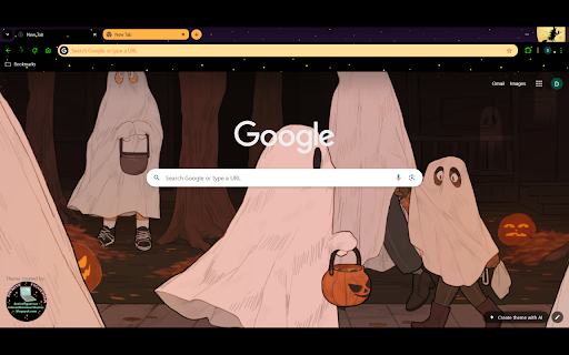 Ales Halloween Browser Theme Version 2  from Chrome web store to be run with OffiDocs Chromium online