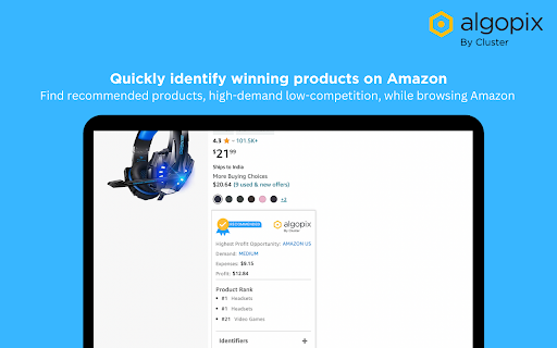 Algopix AI  from Chrome web store to be run with OffiDocs Chromium online