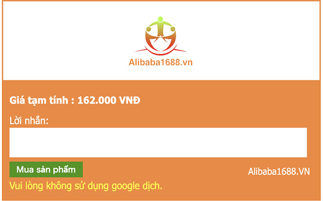 Alibaba1688.VN Công cụ đặt hàng  from Chrome web store to be run with OffiDocs Chromium online
