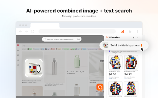 Alibaba Lens: Official Alibaba.com Image Search Tool for Wholesale Supply  from Chrome web store to be run with OffiDocs Chromium online