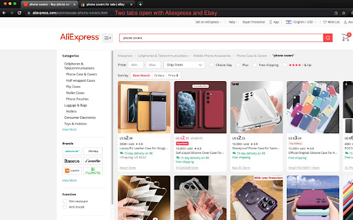 Alibay  from Chrome web store to be run with OffiDocs Chromium online