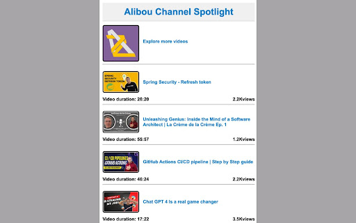 Alibou spotlight  from Chrome web store to be run with OffiDocs Chromium online