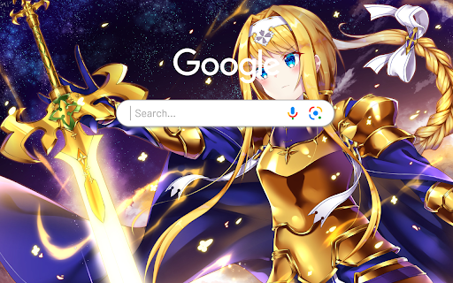 Alice Sword Art Online Alicization 8K Wallpaper Anime Theme  from Chrome web store to be run with OffiDocs Chromium online