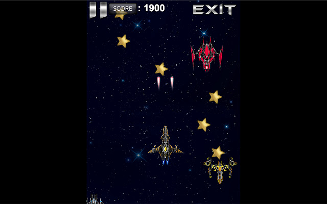 Alien Galaxy War Shooting Game  from Chrome web store to be run with OffiDocs Chromium online
