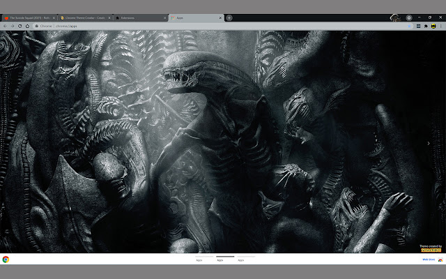 Alien Prometheus Mural  from Chrome web store to be run with OffiDocs Chromium online