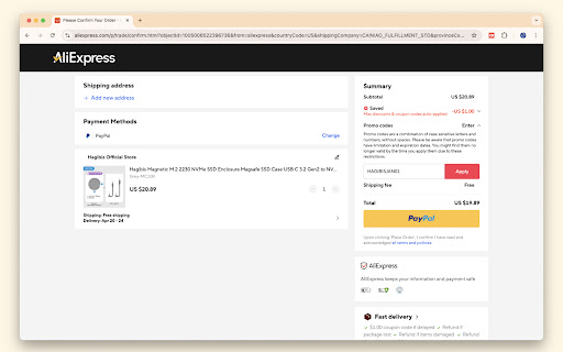 AliExpress Coupons Finder  from Chrome web store to be run with OffiDocs Chromium online