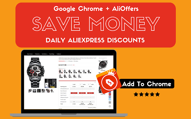 AliExpress Discounts Daily Super Deals  from Chrome web store to be run with OffiDocs Chromium online