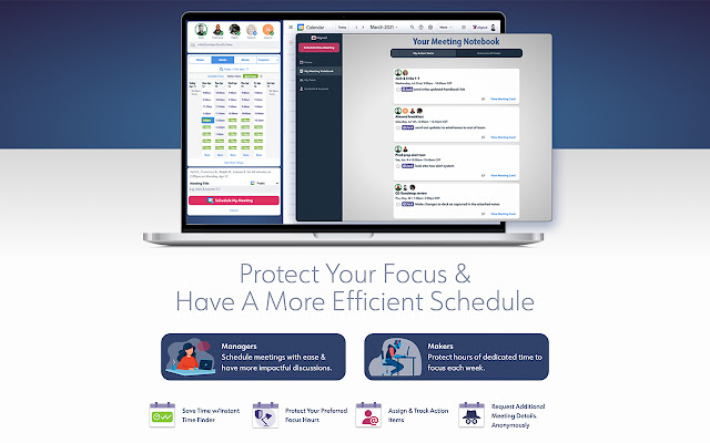 Aligned Meetings  from Chrome web store to be run with OffiDocs Chromium online
