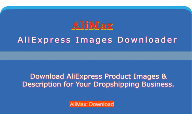 AliMax | AliExpress Images Downloader  from Chrome web store to be run with OffiDocs Chromium online