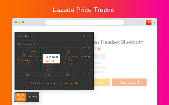 AliPrice Shopping Assistant for Lazada  from Chrome web store to be run with OffiDocs Chromium online