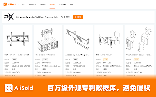 AliSold卖家助手 免费图搜同款、查侵权  from Chrome web store to be run with OffiDocs Chromium online