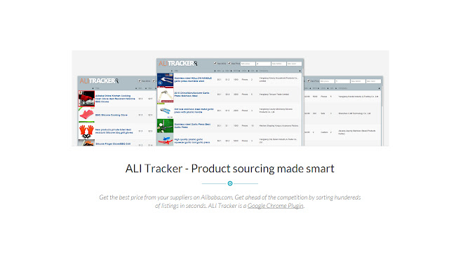 ALI Tracker Alibaba.com Searching Made Easy  from Chrome web store to be run with OffiDocs Chromium online