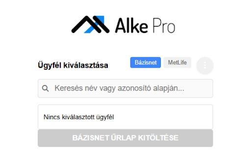 Alke Pro Adatbetöltő  from Chrome web store to be run with OffiDocs Chromium online