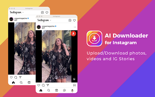 All Downloader for Instagram™  from Chrome web store to be run with OffiDocs Chromium online
