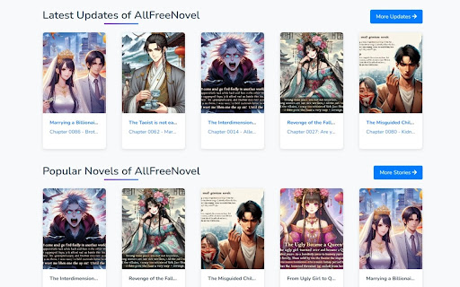 AllFreeNovel Updates  from Chrome web store to be run with OffiDocs Chromium online
