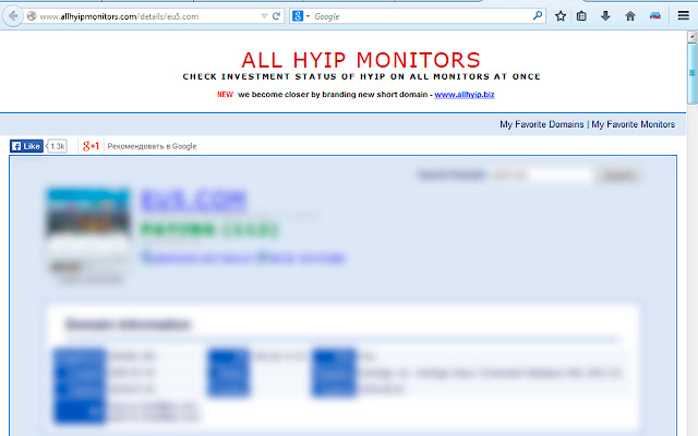 AllHYIPMonitors.com  from Chrome web store to be run with OffiDocs Chromium online