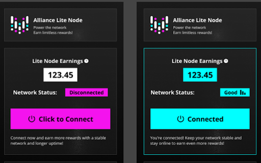 Alliance Lite Node  from Chrome web store to be run with OffiDocs Chromium online