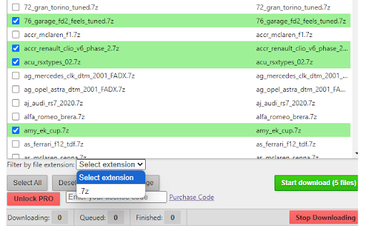 All Links Downloader  from Chrome web store to be run with OffiDocs Chromium online