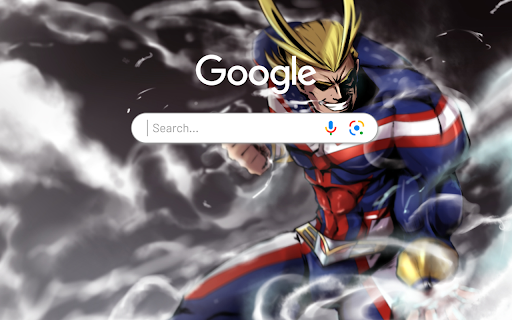 All Might My Hero Academia Anime Theme  from Chrome web store to be run with OffiDocs Chromium online