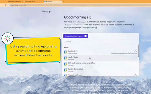 All My Things  from Chrome web store to be run with OffiDocs Chromium online