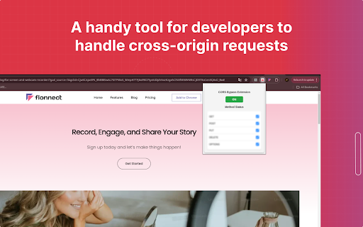Allow CORS  from Chrome web store to be run with OffiDocs Chromium online