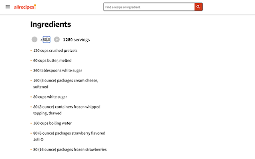 AllSimpleRecipes  from Chrome web store to be run with OffiDocs Chromium online
