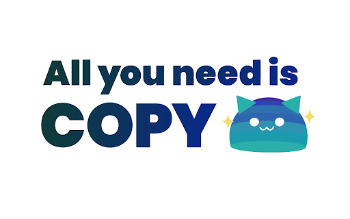 All You Need is Copy  from Chrome web store to be run with OffiDocs Chromium online