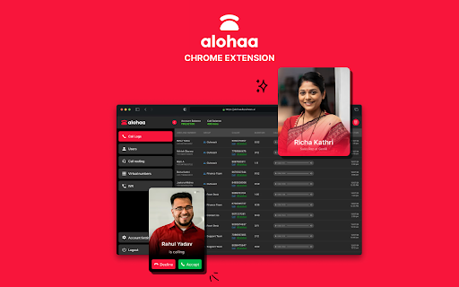 Alohaa Dialer  from Chrome web store to be run with OffiDocs Chromium online