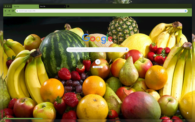 A lot of fruits  from Chrome web store to be run with OffiDocs Chromium online