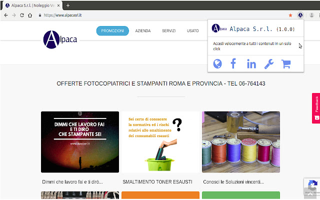Alpaca S.r.l.  from Chrome web store to be run with OffiDocs Chromium online