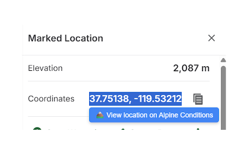 AlpineConditions Companion  from Chrome web store to be run with OffiDocs Chromium online
