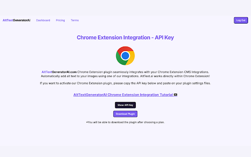 AltTextGeneratorAI.com: Alt Text Generator  from Chrome web store to be run with OffiDocs Chromium online