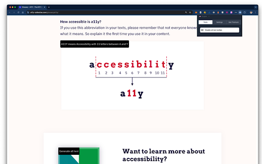 AltVision  from Chrome web store to be run with OffiDocs Chromium online