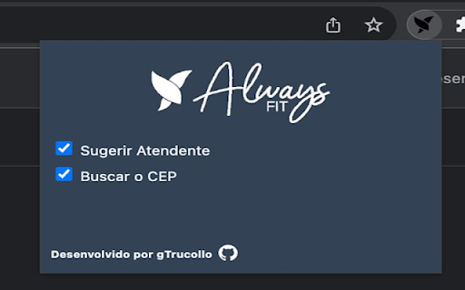 AlwaysFit++  from Chrome web store to be run with OffiDocs Chromium online