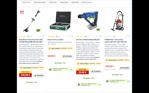 Alza Dni Kupónový Filter  from Chrome web store to be run with OffiDocs Chromium online