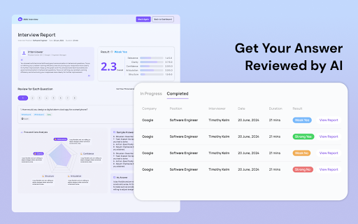 AMA Interview AI  from Chrome web store to be run with OffiDocs Chromium online