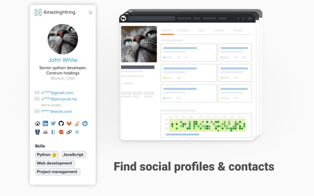 AmazingHiring  from Chrome web store to be run with OffiDocs Chromium online