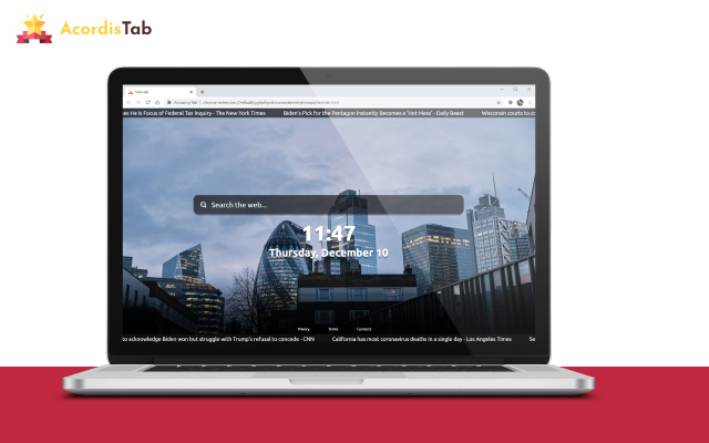 Amazing Tab  from Chrome web store to be run with OffiDocs Chromium online