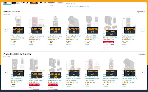Amazon ads exposed from Chrome web store to be run with OffiDocs Chromium online Amazon ads exposed from Chrome web store to be run with OffiDocs Chromium online
