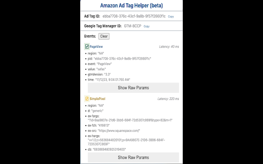 Amazon Ad Tag Helper  from Chrome web store to be run with OffiDocs Chromium online