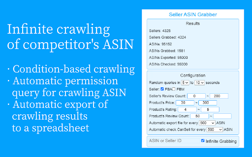 Amazon ASIN Checker  from Chrome web store to be run with OffiDocs Chromium online