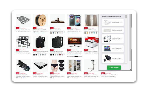Amazon ASIN Extractor  from Chrome web store to be run with OffiDocs Chromium online
