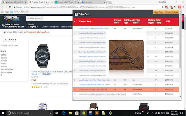 Amazon Buybox Tool  from Chrome web store to be run with OffiDocs Chromium online