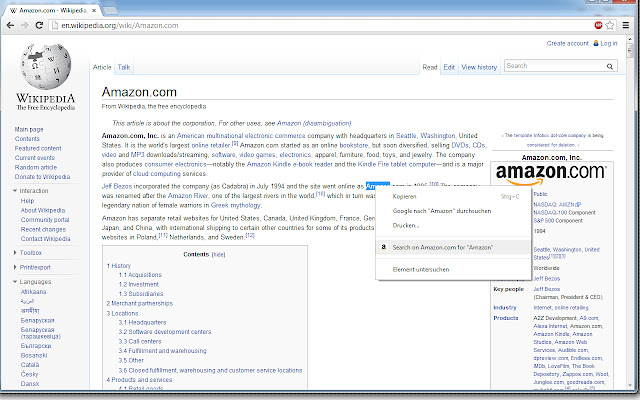 Amazon.com Search highlighted text  from Chrome web store to be run with OffiDocs Chromium online